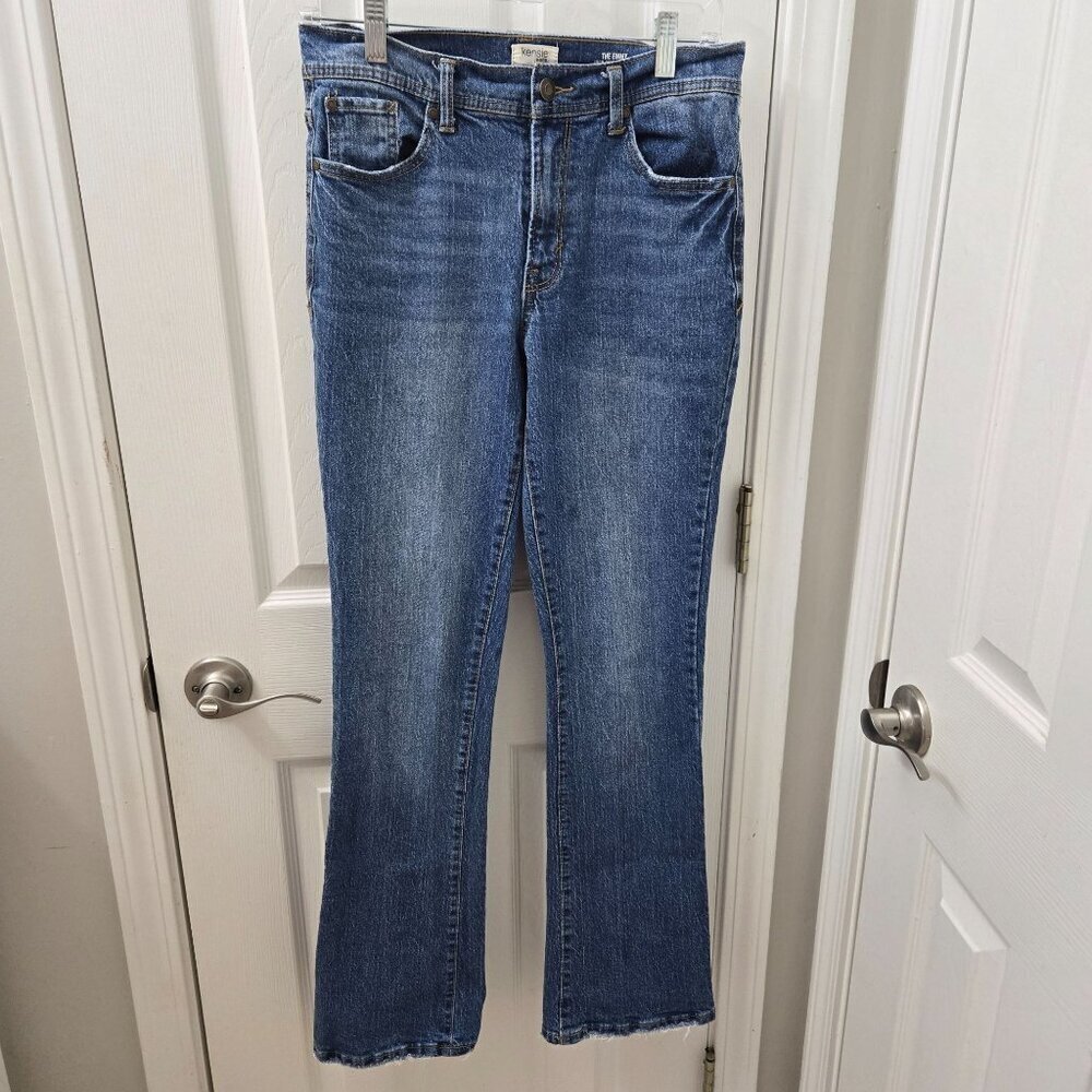 Kensie Jeans Retro Luxe Stretch The Emmy High Rise Bootcut 26 Womens Denim Pants
